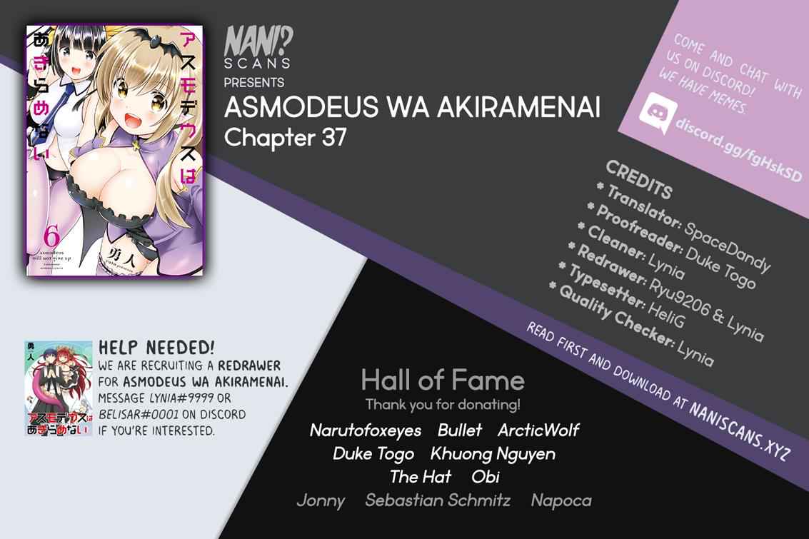 Asmodeus wa Akiramenai Chap 37 - Next Chap 38