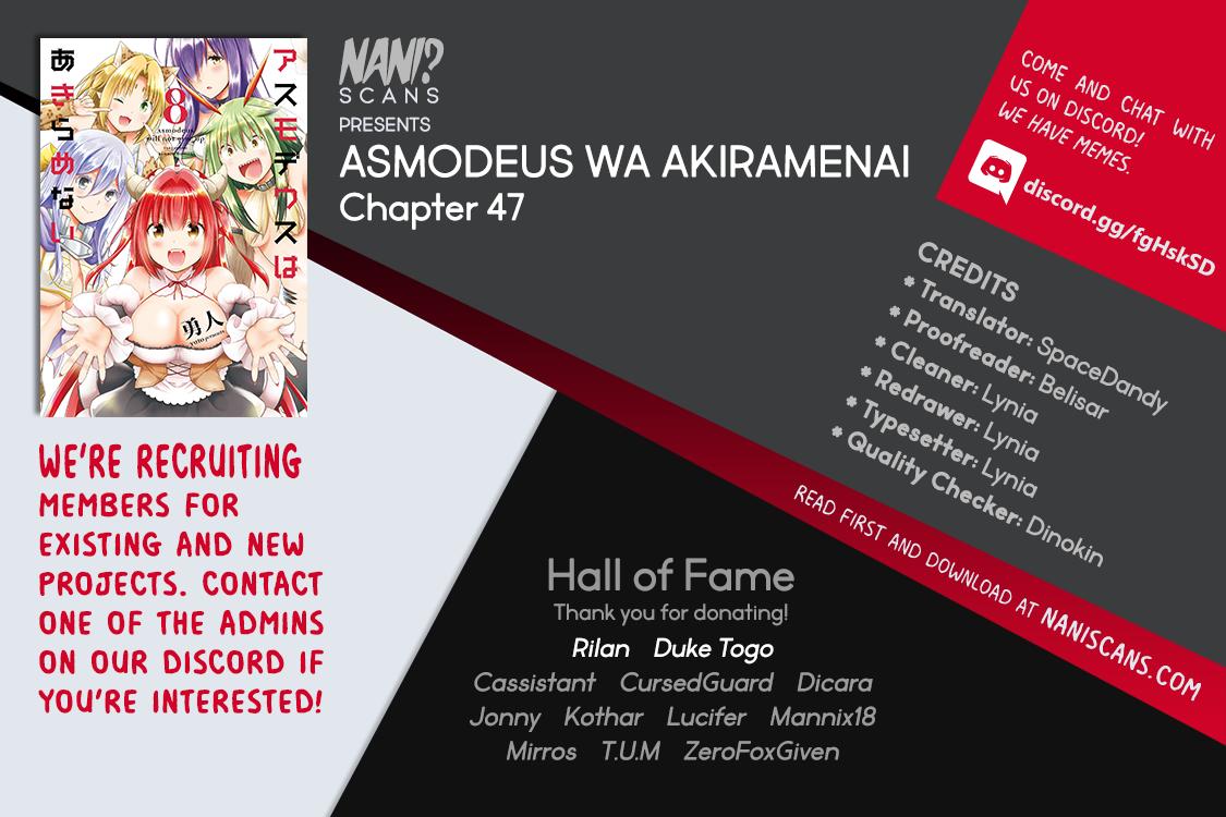 Asmodeus wa Akiramenai Chap 47 - Next Chap 48