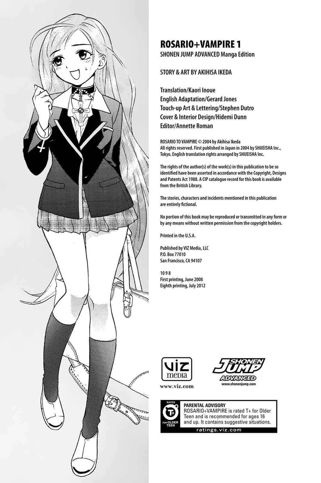 Rosario + Vampire Chap 1 - Next Chap 2