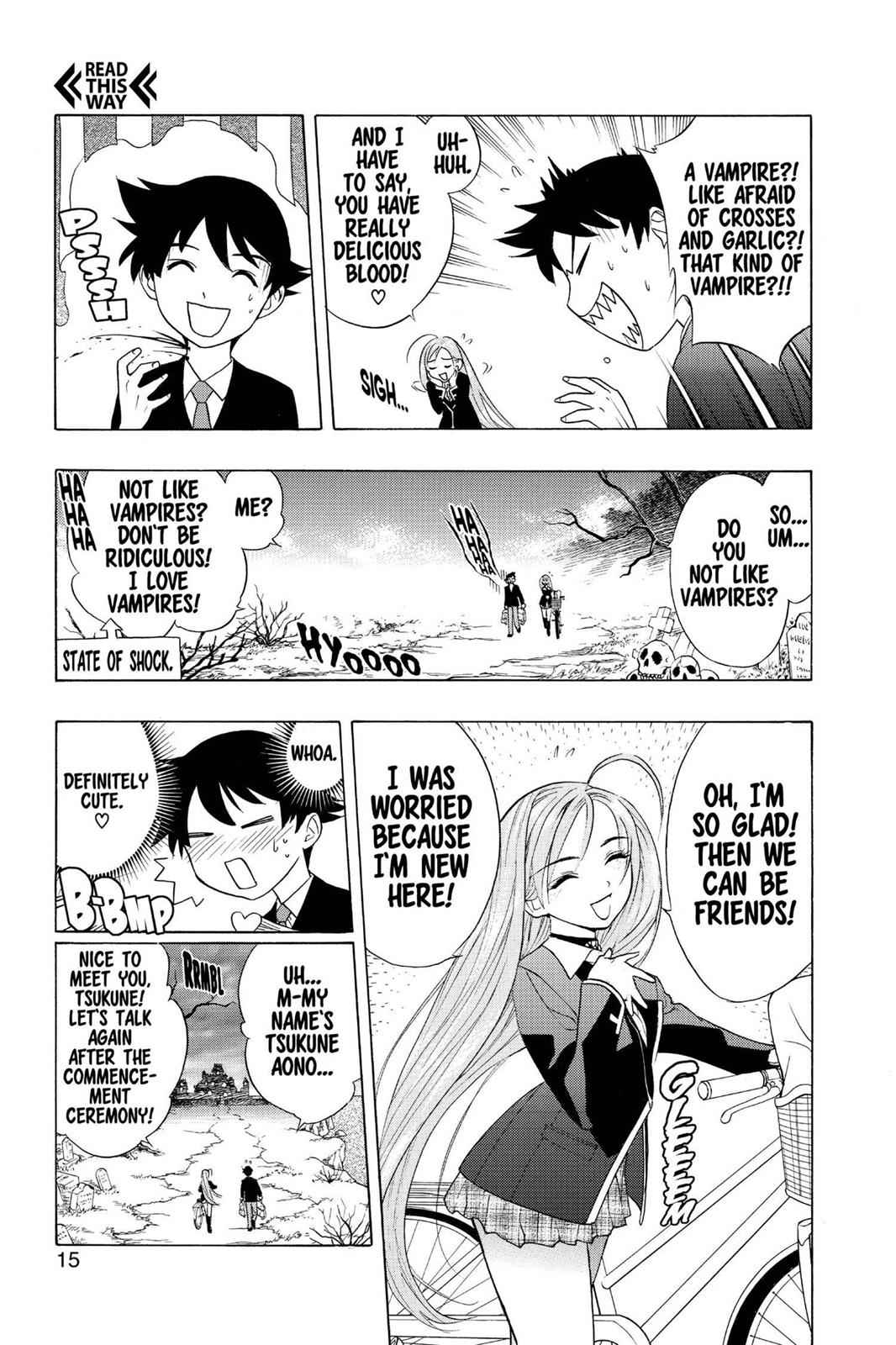 Rosario + Vampire Chap 1 - Next Chap 2