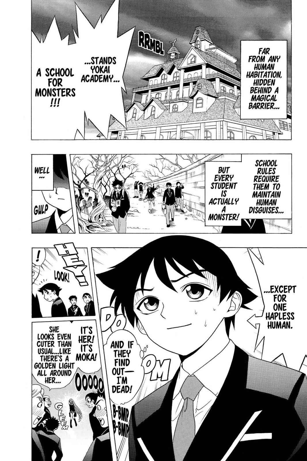 Rosario + Vampire Chap 2 - Next Chap 3