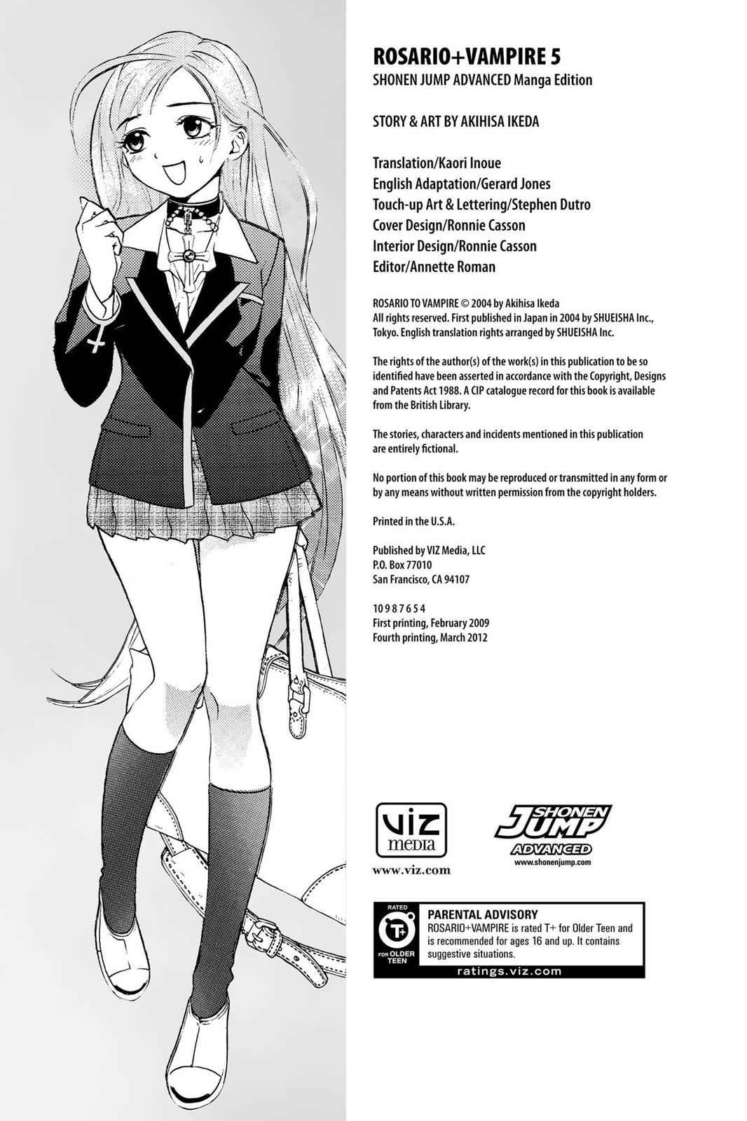 Rosario + Vampire Chap 17 - Next Chap 18