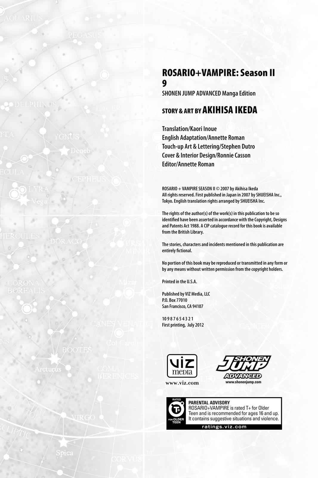 Rosario + Vampire Season II Chap 41 - Next Chap 42