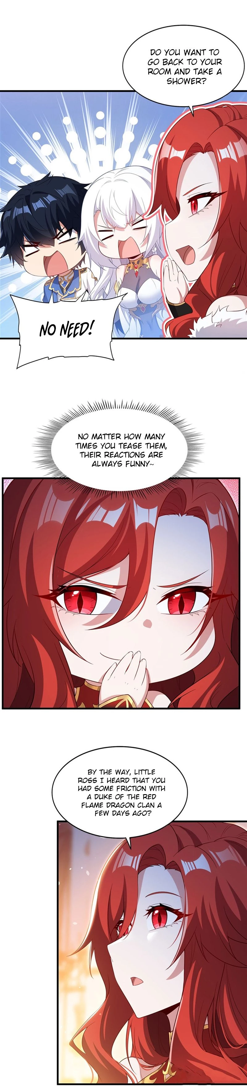 Shut Up, Evil Dragon! I Don't Want to Raise a Child With You Anymore Chap 42 - Next Chap 43