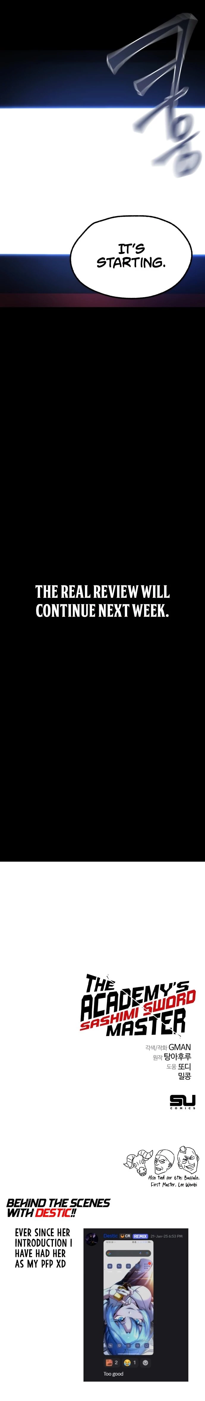The Academy’s Sashimi Sword Master Chap 49.5 - Next Chap 50.5
