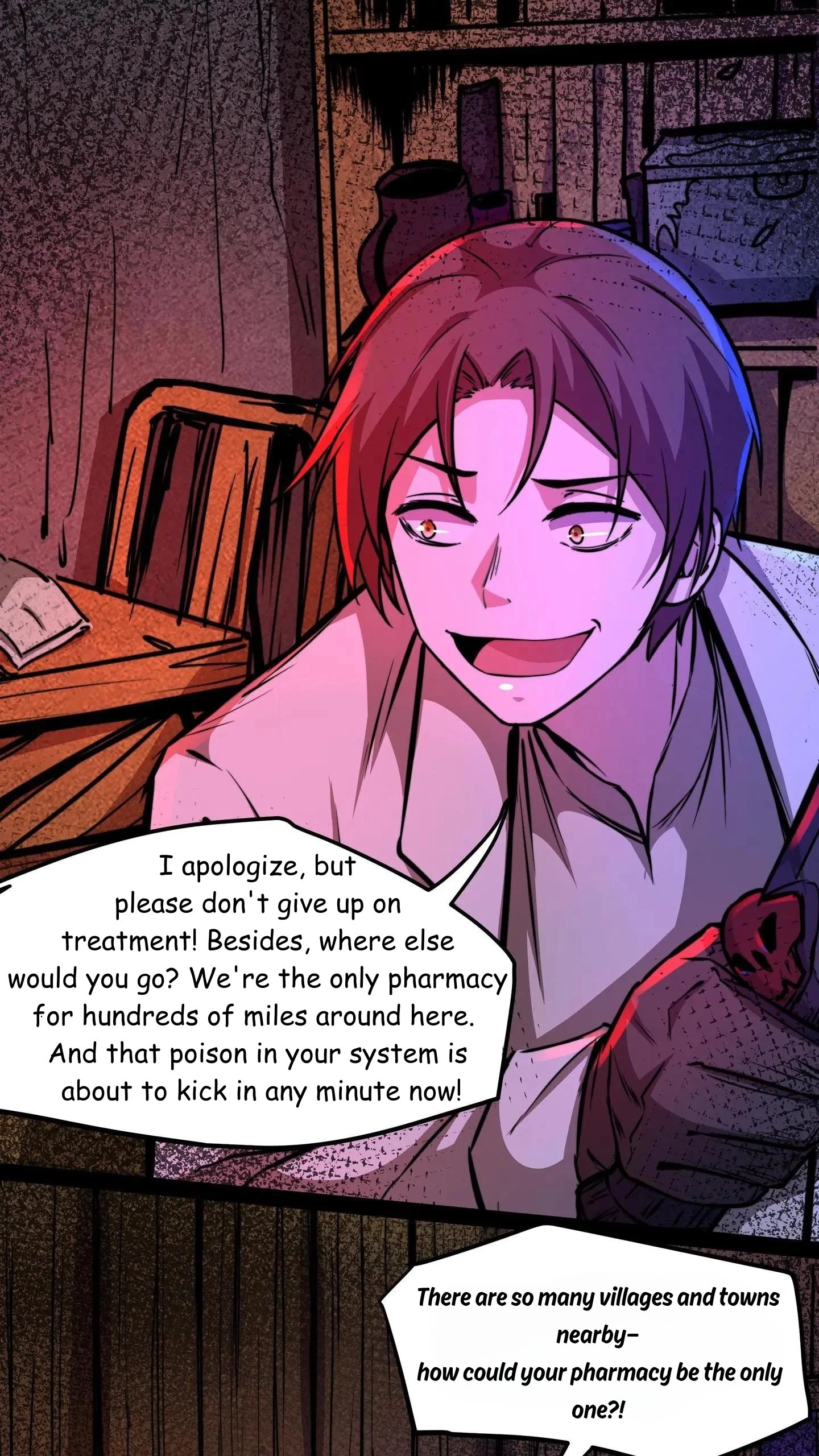 Creepy Pharmacist: All My Patients are Horrific Chap 115 - Next Chap 116