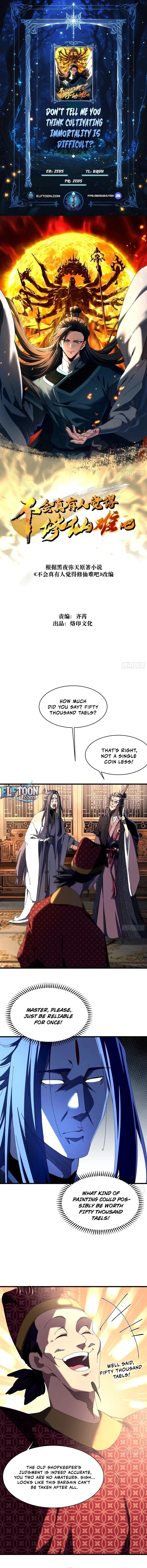 Don't Tell Me You Think Cultivating Immortality Is Difficult? Chap 11 - Next Chap 12