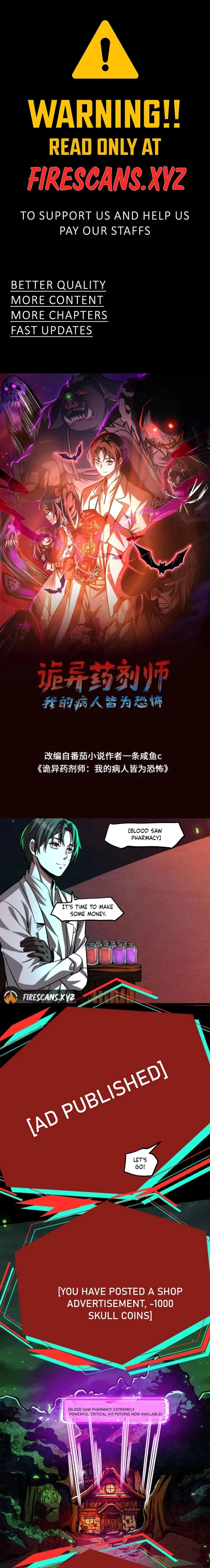 Creepy Pharmacist: All My Patients are Horrific Chap 78 - Next Chap 79