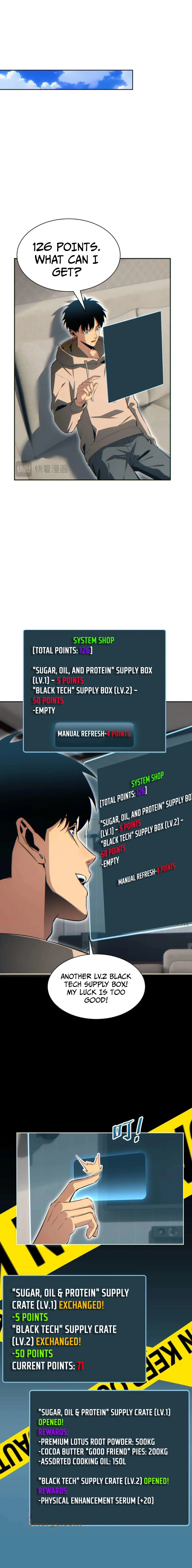 Rebirth in the end times: I reached the top by opening boxes Chap 35 - Next Chap 36