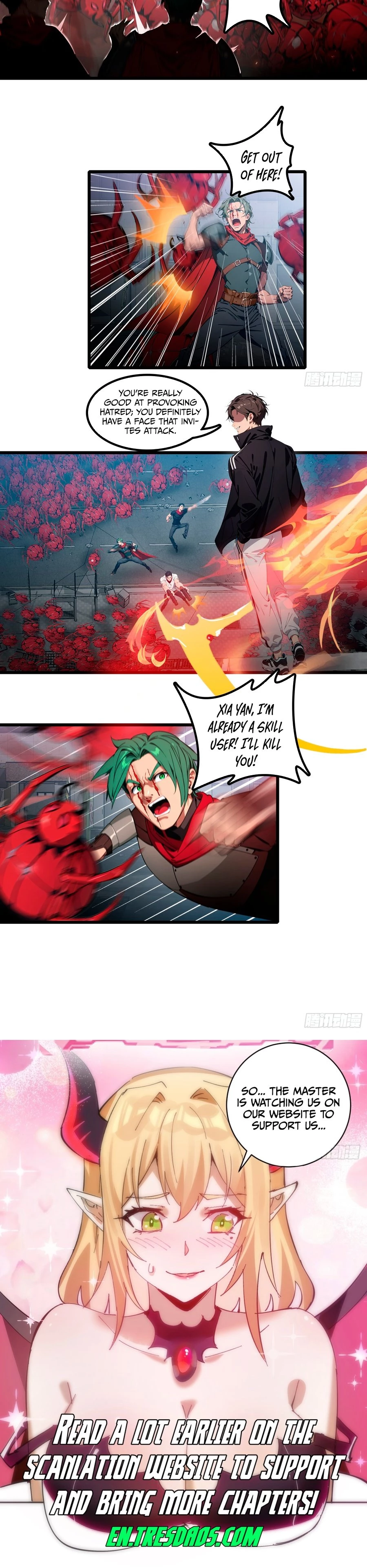 The Evil God Descends, I Own Great Hell Chap 31 - Next Chap 32