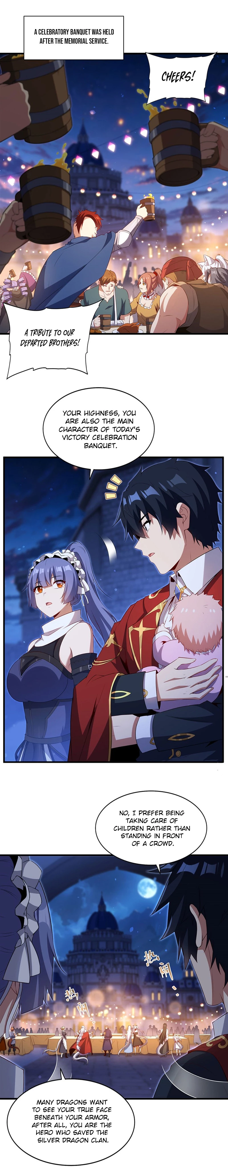 Shut Up, Evil Dragon! I Don't Want to Raise a Child With You Anymore Chap 95 - Next Chap 96