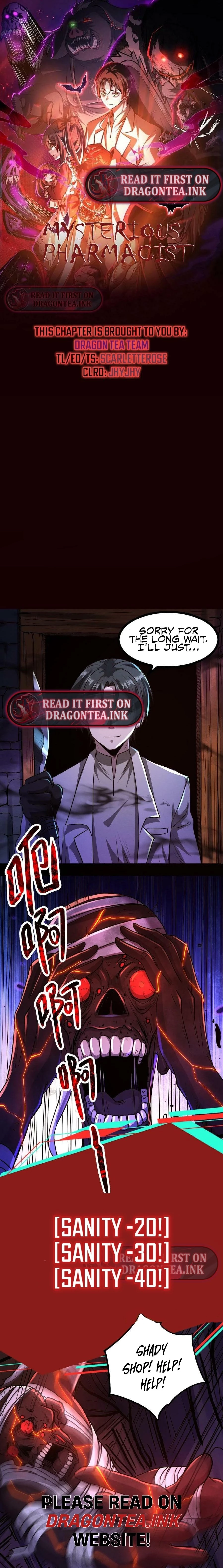 Creepy Pharmacist: All My Patients are Horrific Chap 18 - Next Chap 19