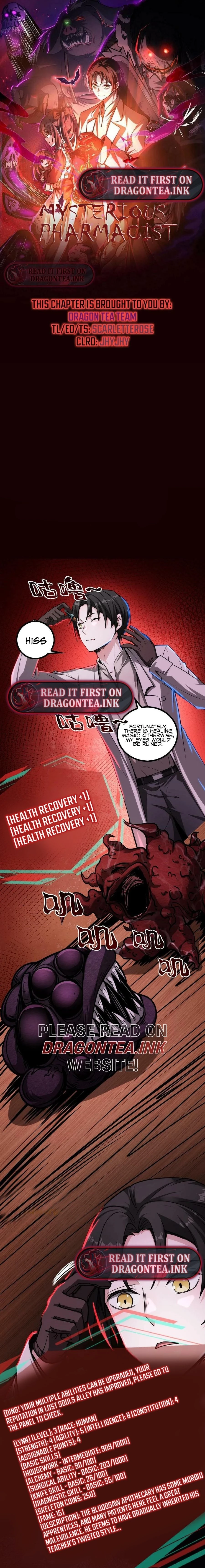 Creepy Pharmacist: All My Patients are Horrific Chap 15 - Next Chap 16