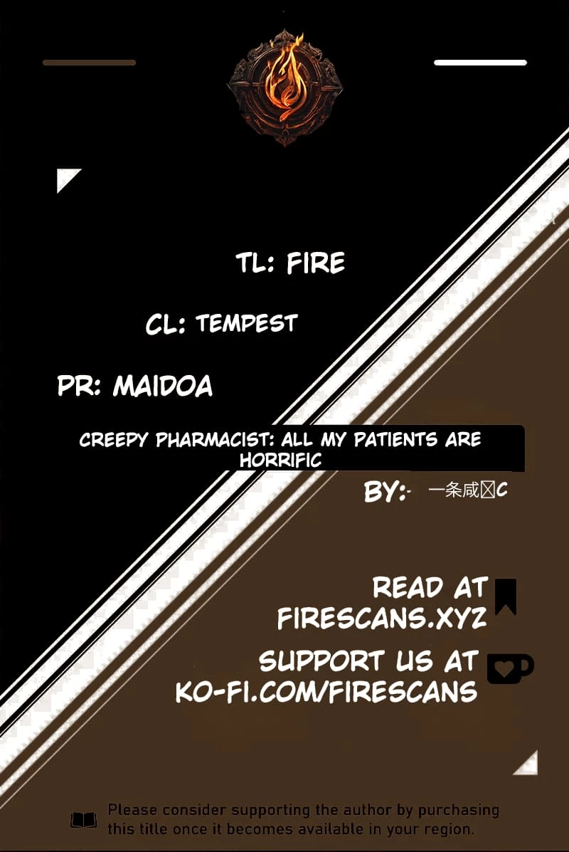 Creepy Pharmacist: All My Patients are Horrific Chap 47 - Next Chap 48
