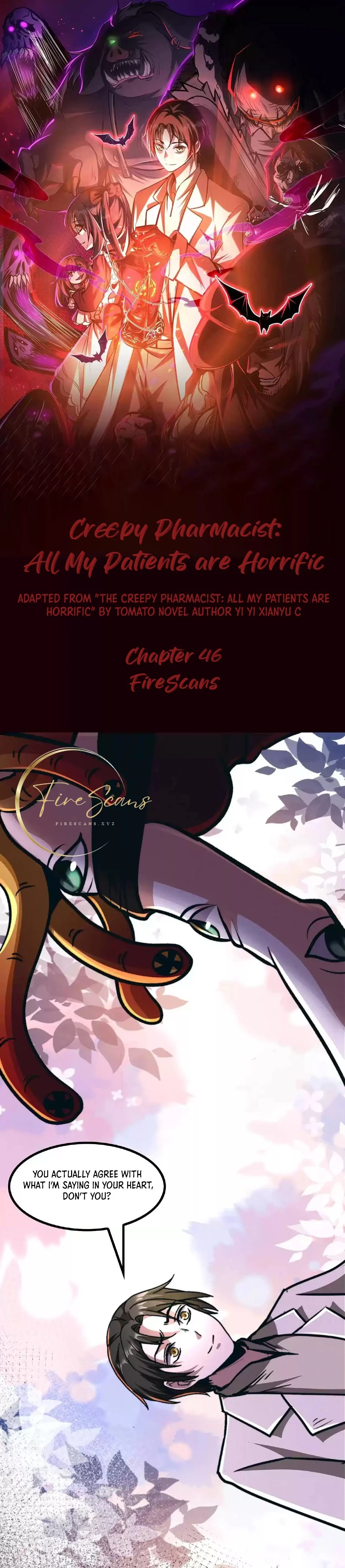 Creepy Pharmacist: All My Patients are Horrific Chap 46 - Next Chap 47