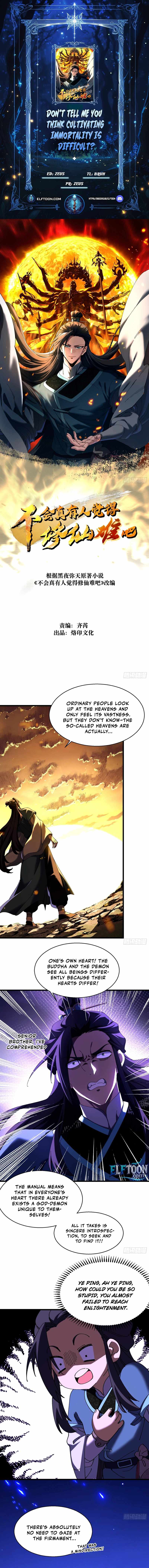 Don't Tell Me You Think Cultivating Immortality Is Difficult? Chap 16 - Next Chap 17