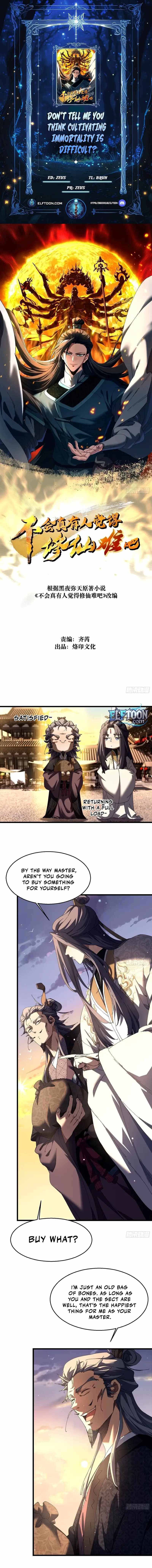 Don't Tell Me You Think Cultivating Immortality Is Difficult? Chap 13 - Next Chap 14